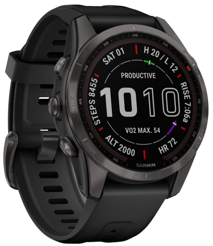 Garmin Fenix 7S SAPPHIRE SOLAR - GPS Multisport Smartwatch – Bild 2